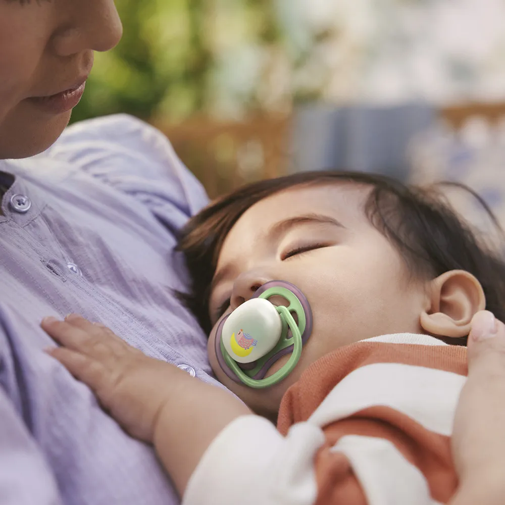 Philips Avent ЗАЛЪГАЛКИ - ULTRA AIR NIGHT + стерил. кутия (6-18м) птица/пеперуда, розов 7