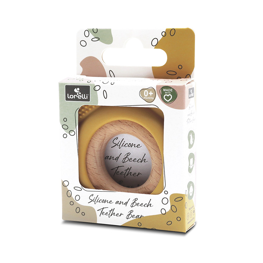 СИЛИКОНОВА ГРИЗАЛКА С БУК МЕЧЕ NATURAL