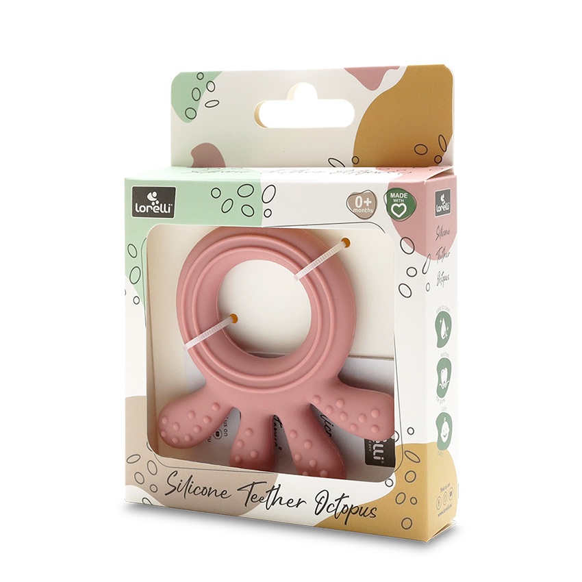 СИЛИКОНОВА ГРИЗАЛКА ОКТОПОД NATURAL