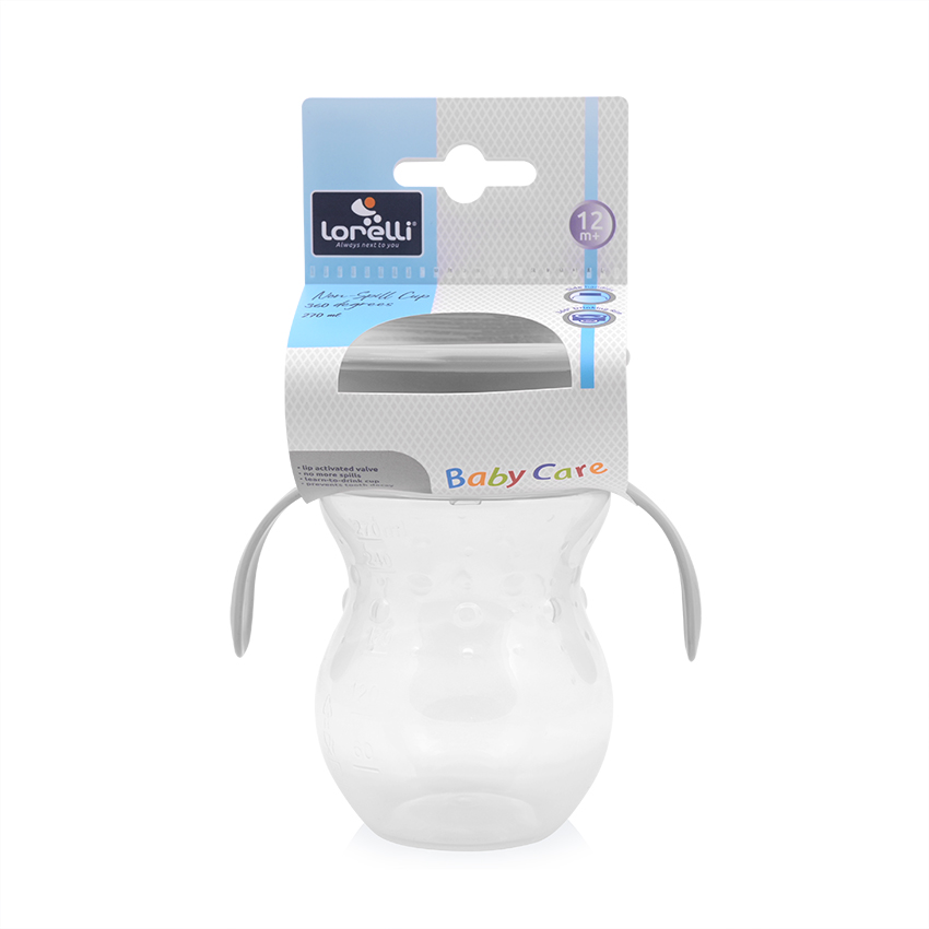 ЧАША НЕРАЗЛИВАЩА 360 ГРАДУСА 270ml с дръжки