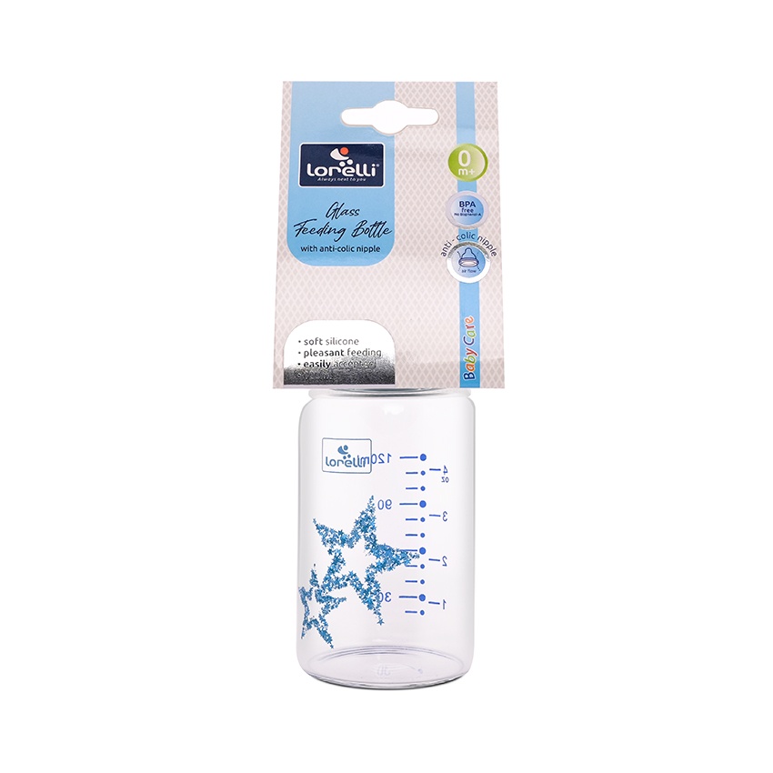 СТЪКЛЕНО ШИШЕ ANTI COLIC 120 МЛ