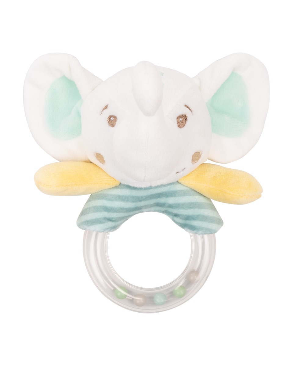 Играчка плюшена дрънкалка Elephant Time