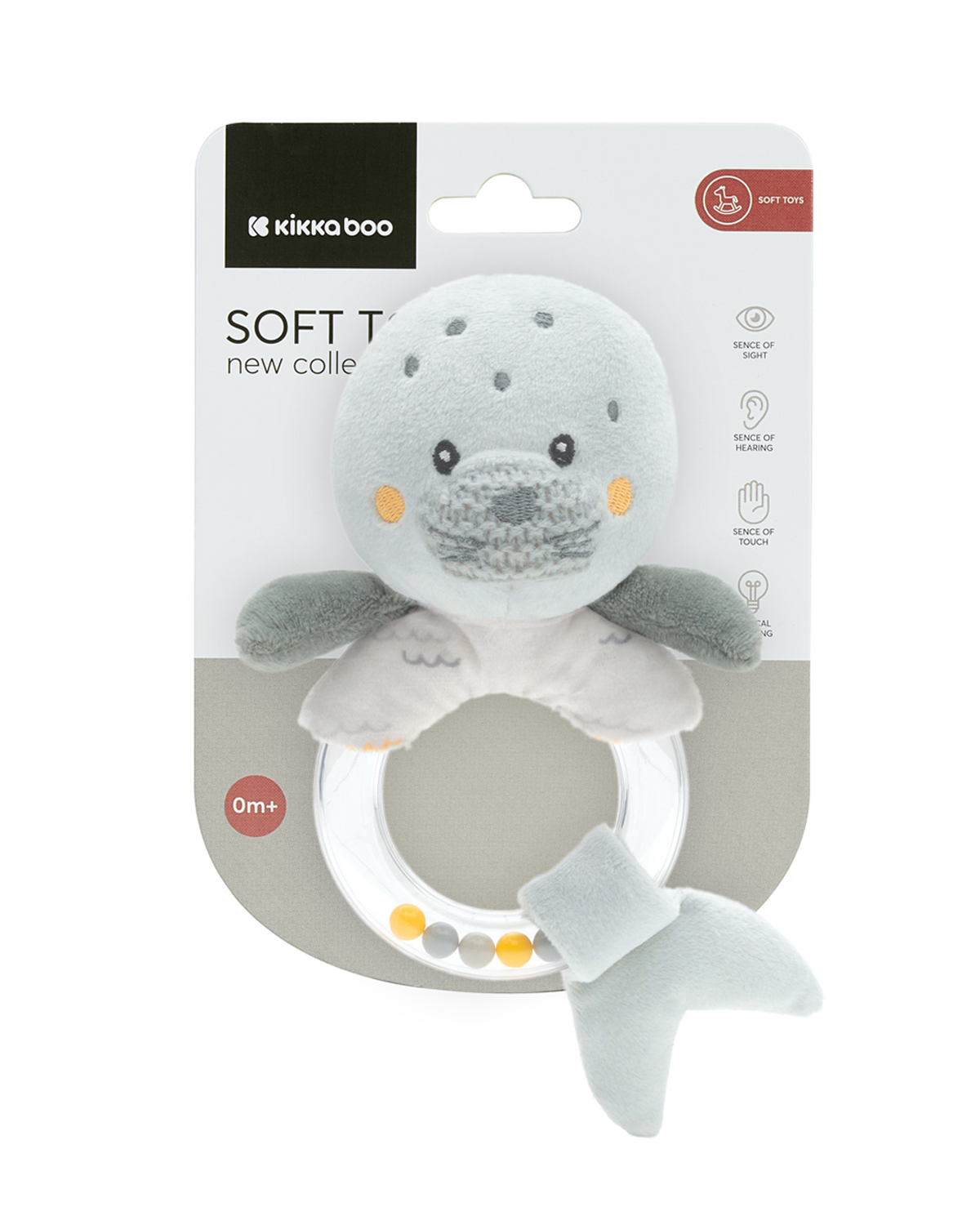 Играчка плюшена дрънкалка Seally me