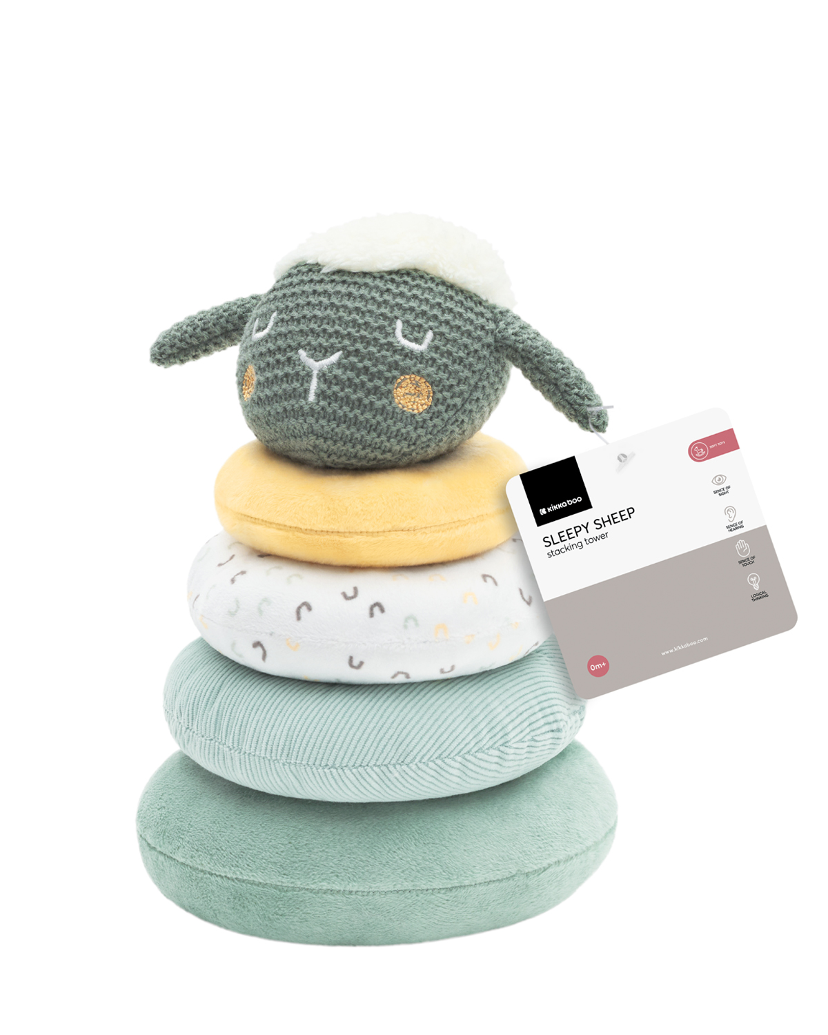 Плюшена кула за нареждане Sleepy Sheep
