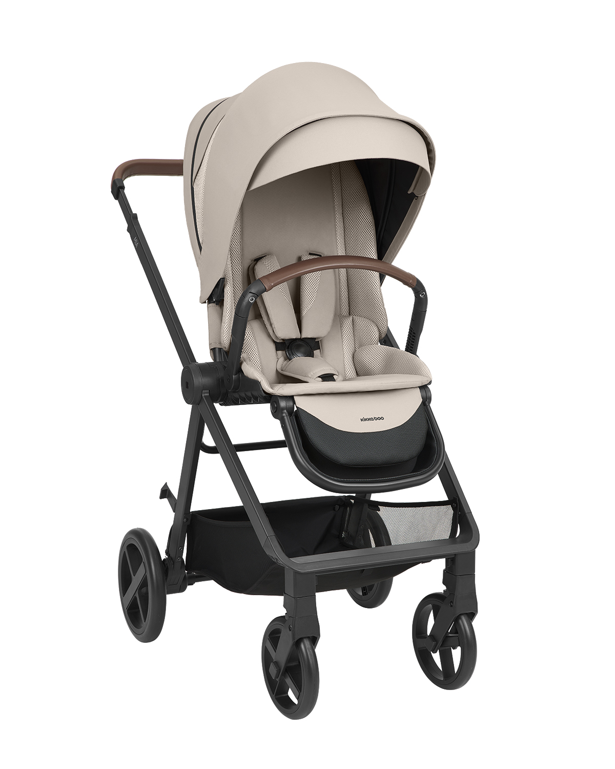 Комбинирана количка 3в1 с кош за новородено Mia Beige 2026