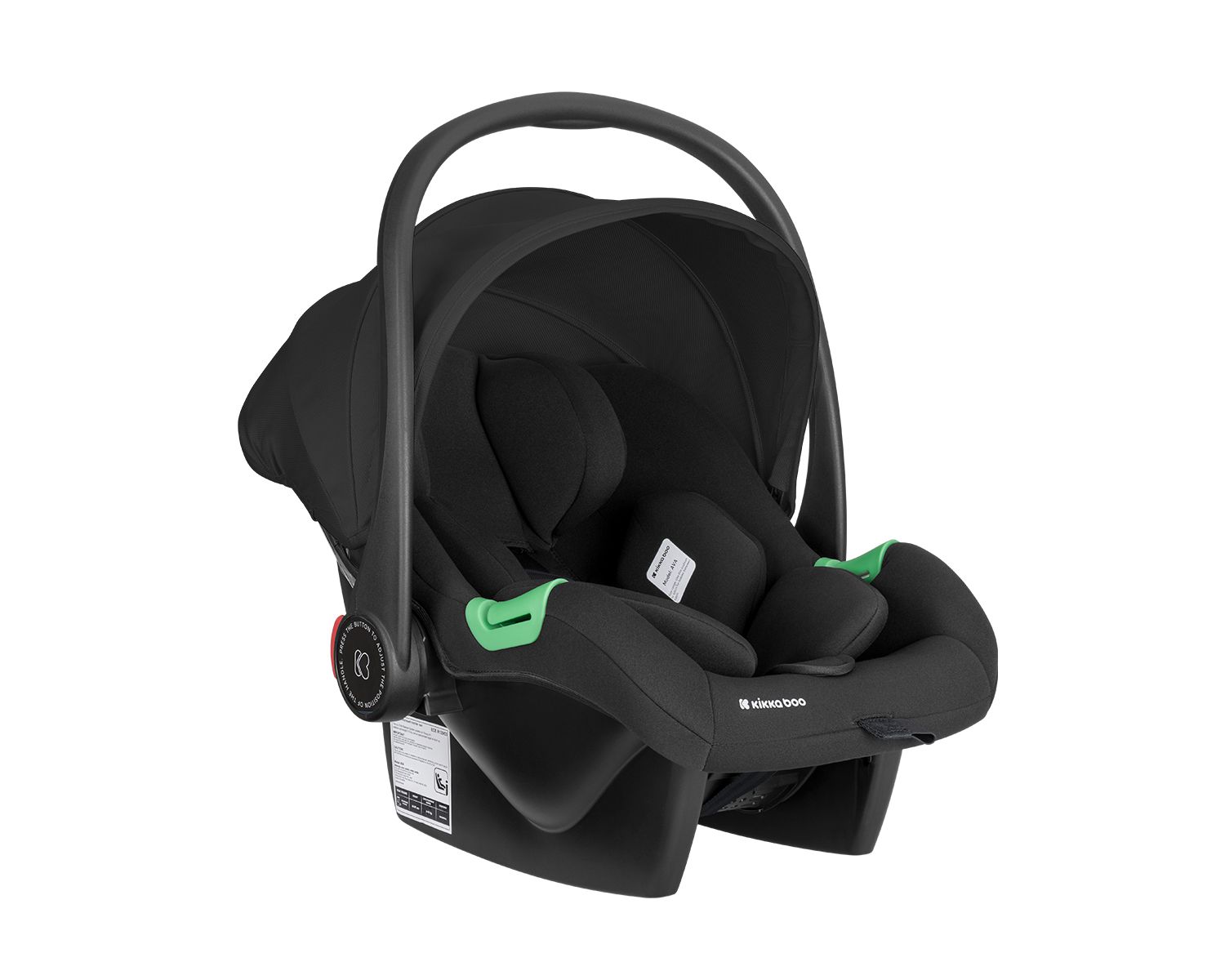 Комбинирана количка 3в1 с кош за новородено Ava Black