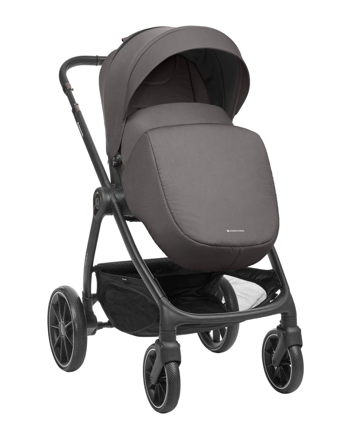 Комбинирана количка 3в1 с кош за новородено Modena Dark Grey