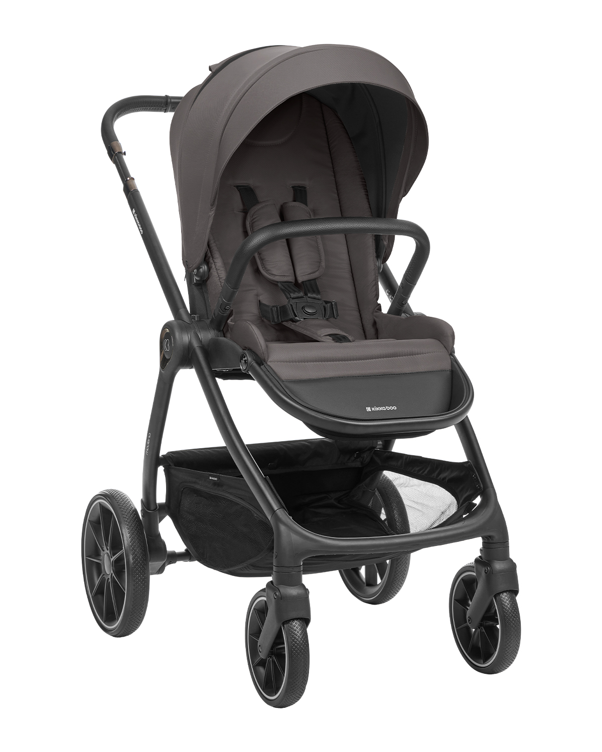 Комбинирана количка 3в1 с кош за новородено Modena Dark Grey