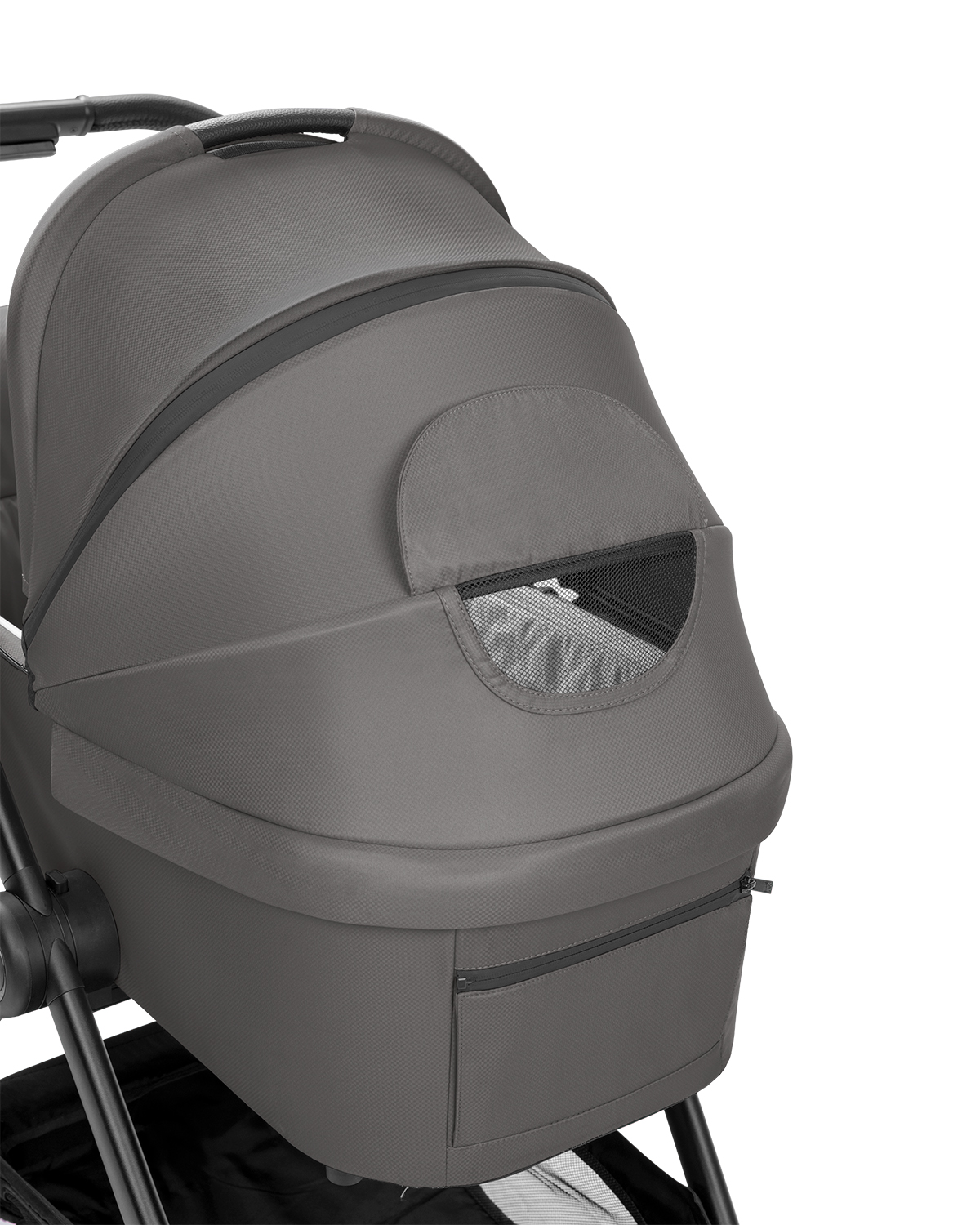 Комбинирана количка 3в1 с кош за новородено Modena Dark Grey