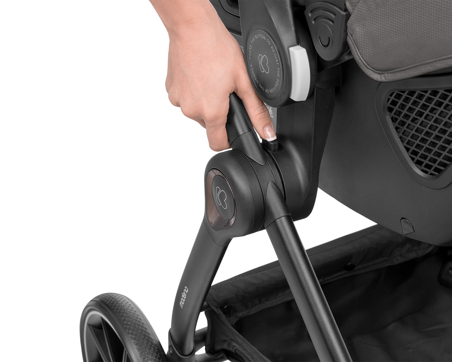 Комбинирана количка 3в1 с кош за новородено Modena Dark Grey