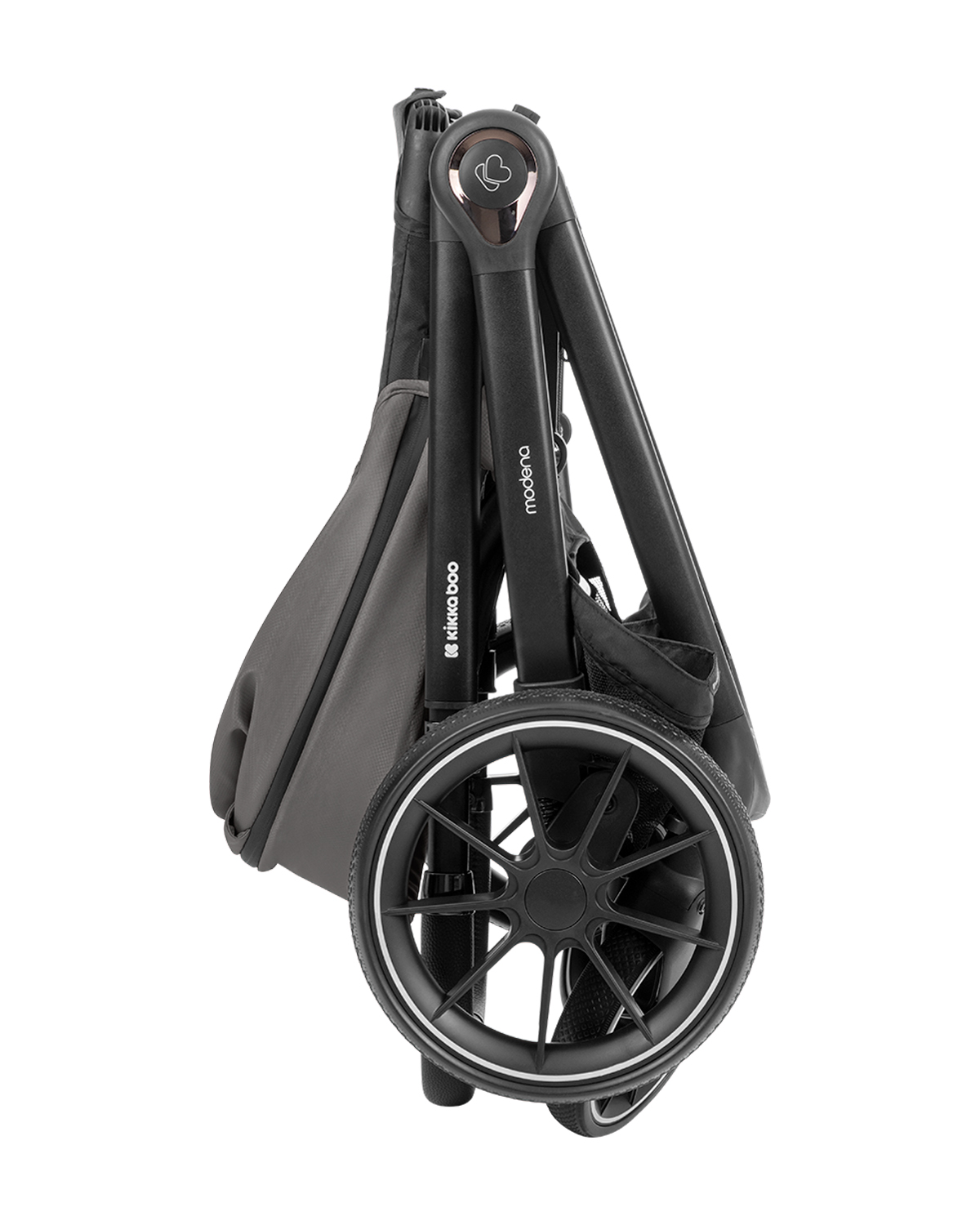 Комбинирана количка 3в1 с кош за новородено Modena Dark Grey