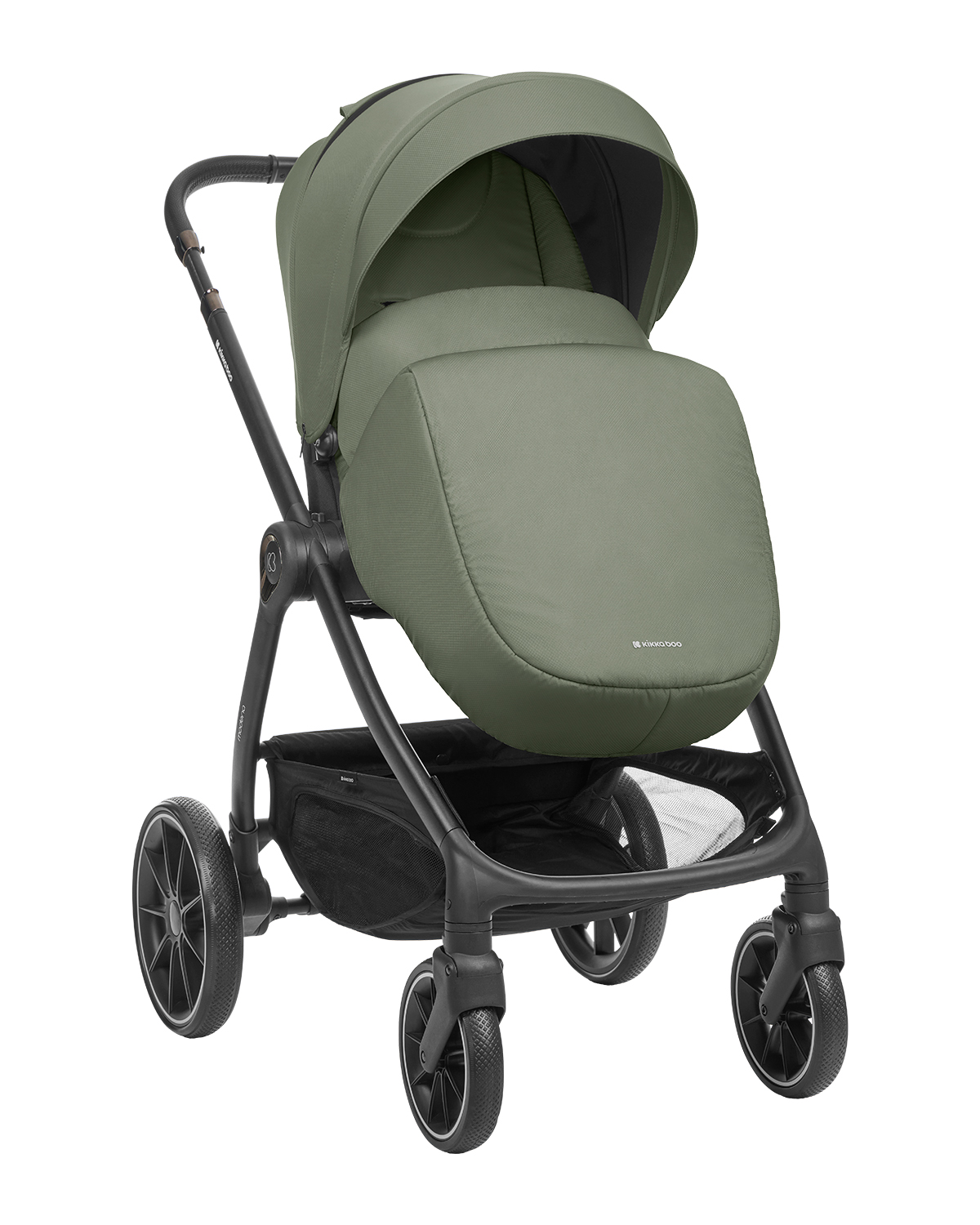 Комбинирана количка 3в1 с кош за новородено Modena Army Green