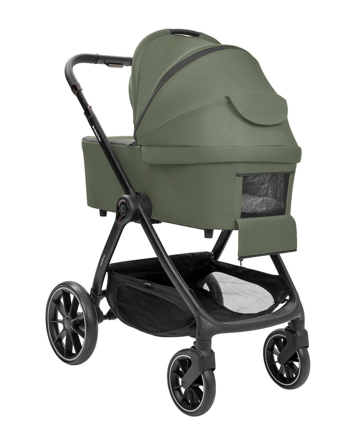 Комбинирана количка 3в1 с кош за новородено Modena Army Green