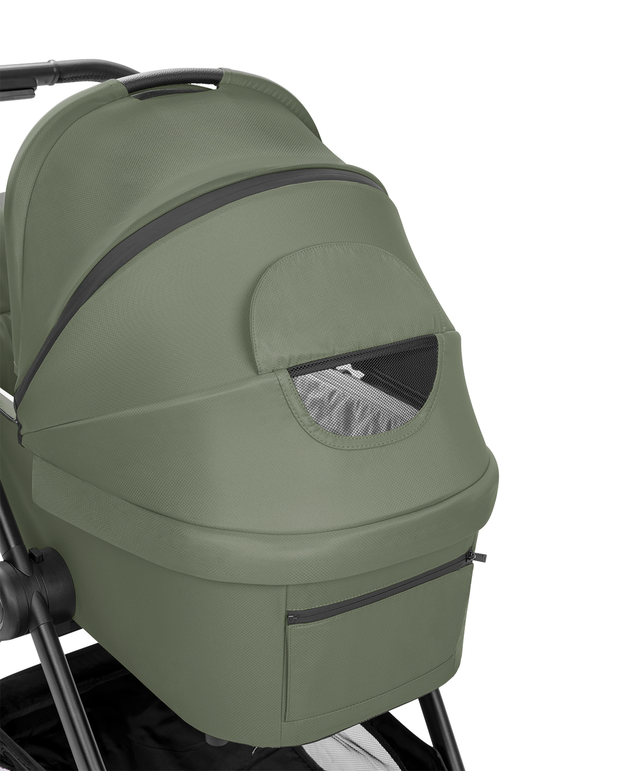 Комбинирана количка 3в1 с кош за новородено Modena Army Green