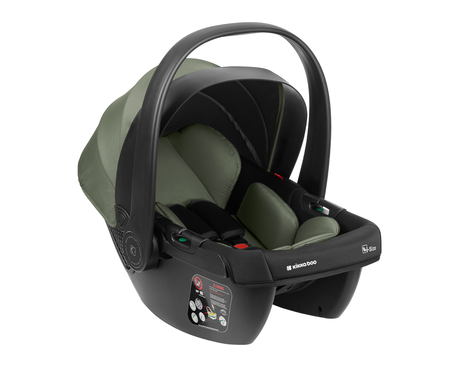 Комбинирана количка 3в1 с кош за новородено Modena Army Green