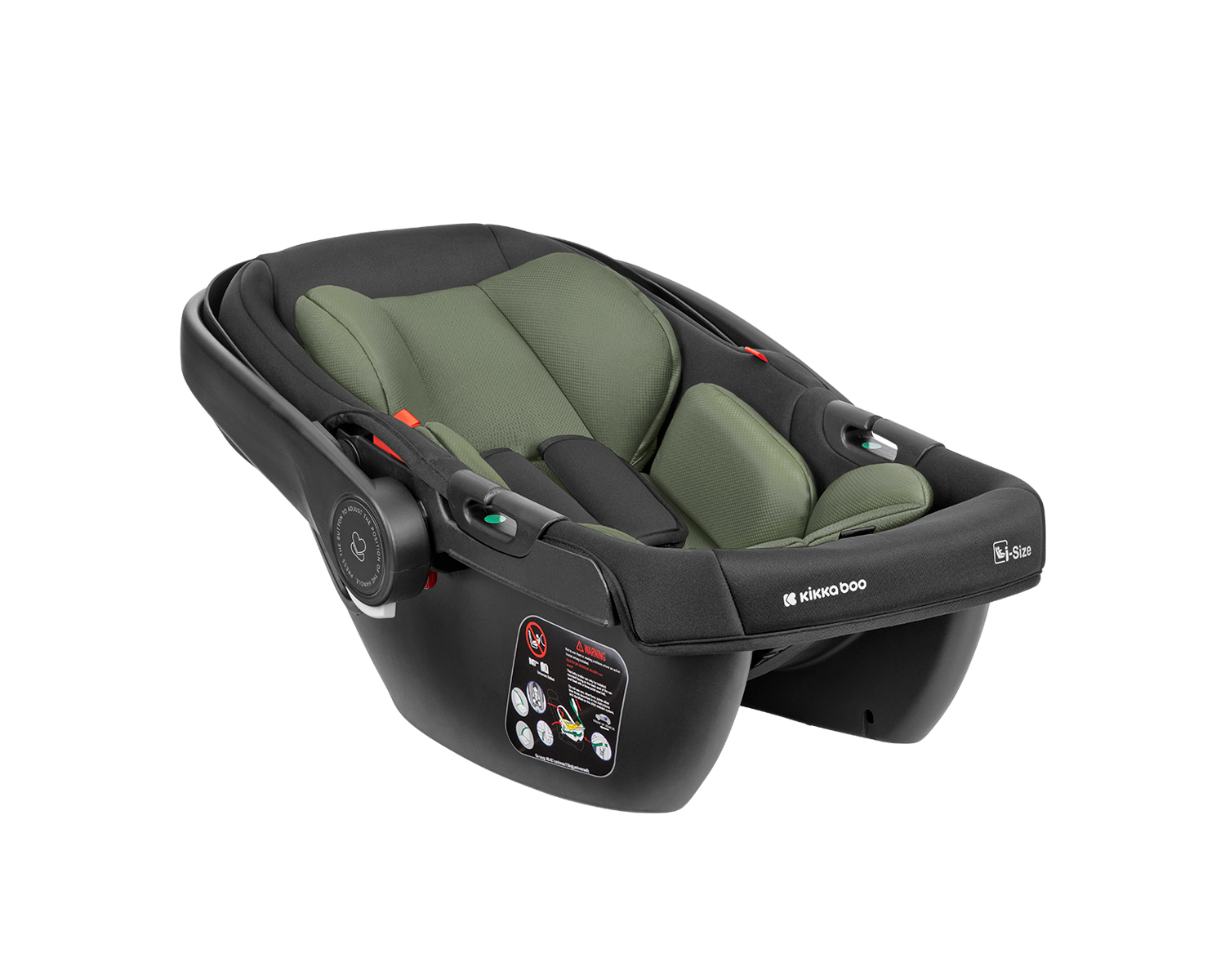Комбинирана количка 3в1 с кош за новородено Modena Army Green