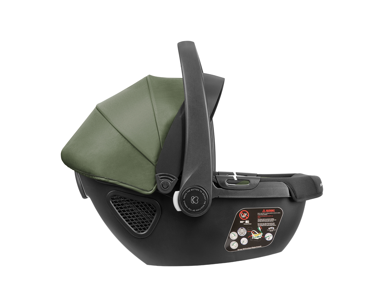 Комбинирана количка 3в1 с кош за новородено Modena Army Green