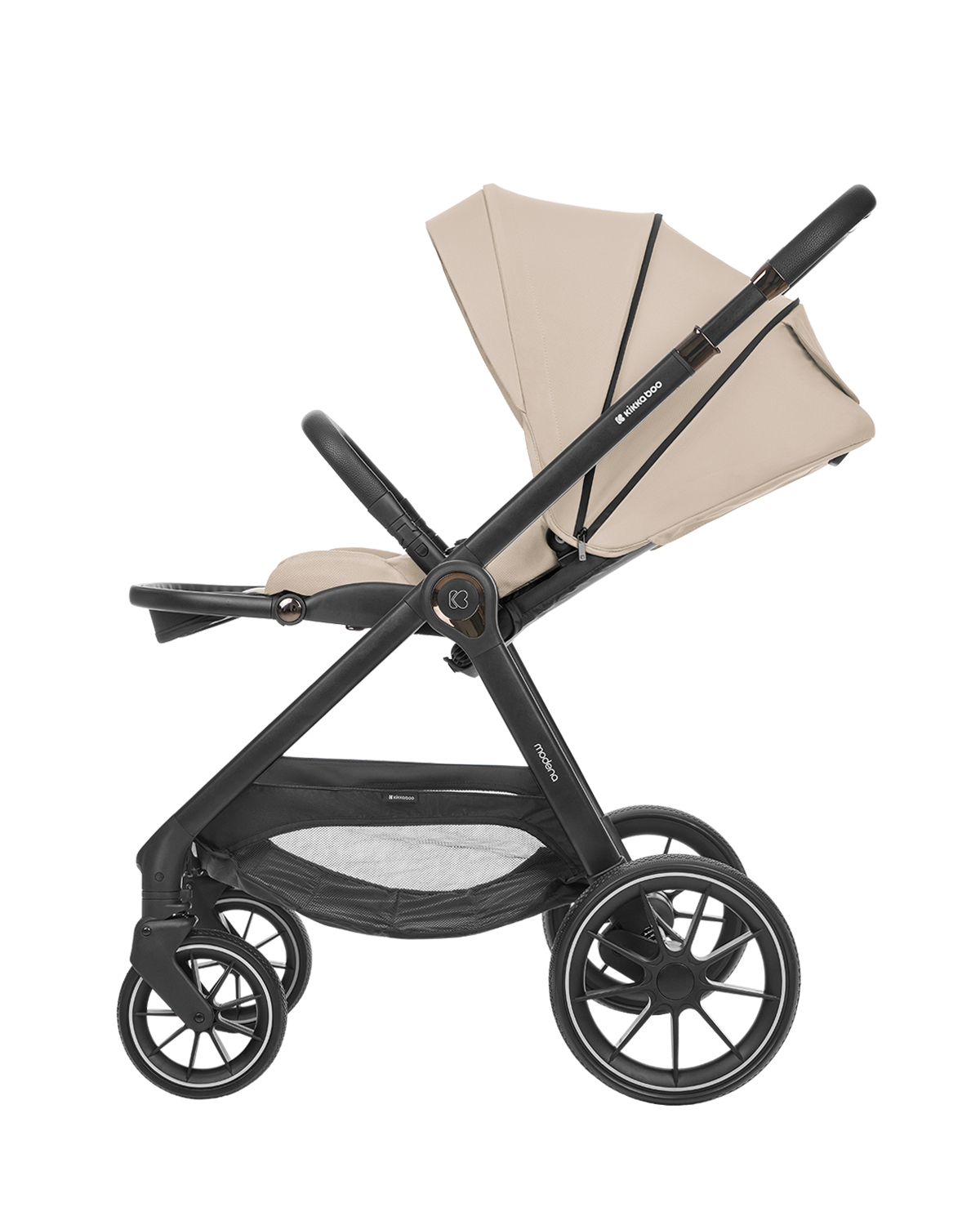 Комбинирана количка 3в1 с кош за новородено Modena Beige