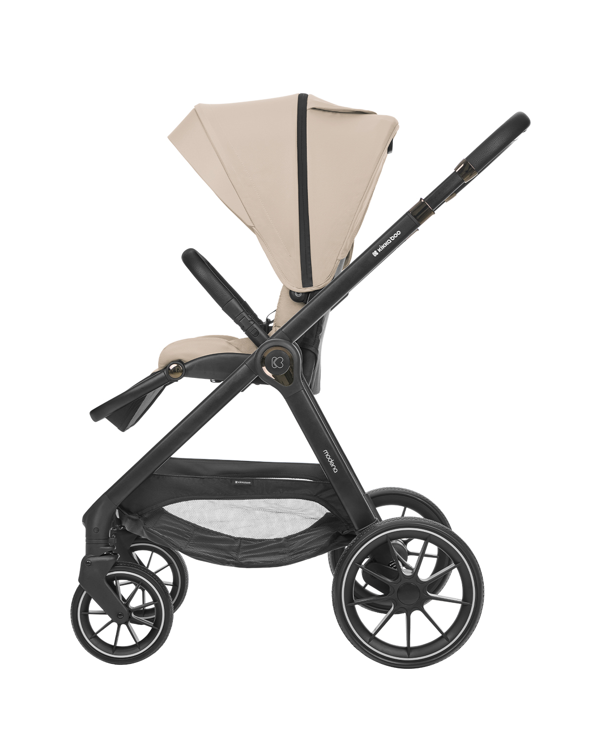 Комбинирана количка 3в1 с кош за новородено Modena Beige