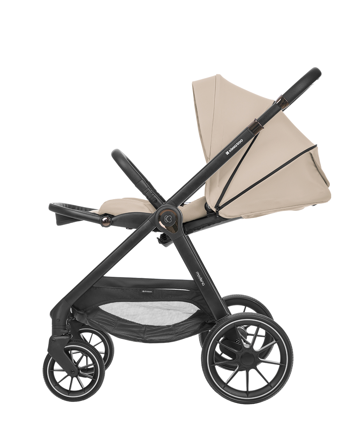 Комбинирана количка 3в1 с кош за новородено Modena Beige