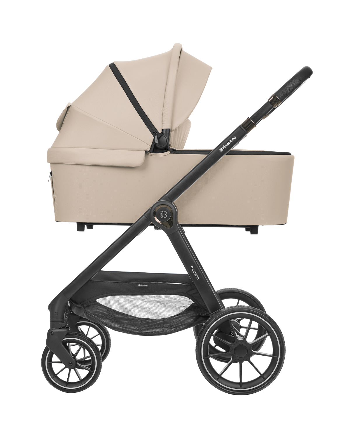 Комбинирана количка 3в1 с кош за новородено Modena Beige