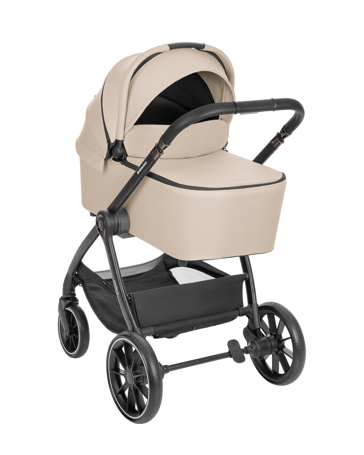 Комбинирана количка 3в1 с кош за новородено Modena Beige