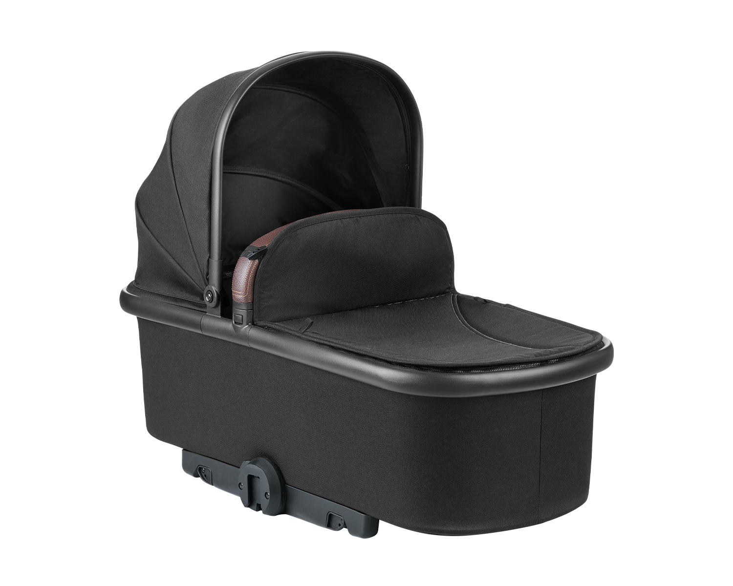 Комбинирана количка 2в1 с кош за новородено Lanah Black