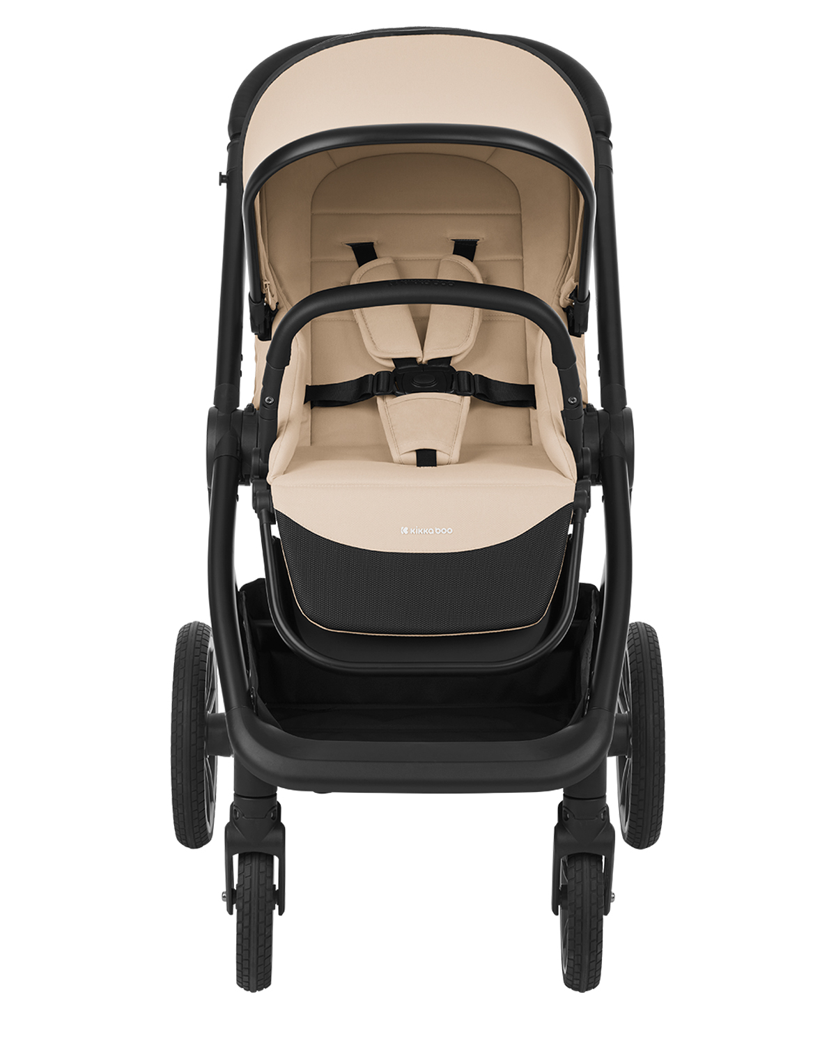 Комбинирана количка 2в1 с кош за новородено Naya Beige