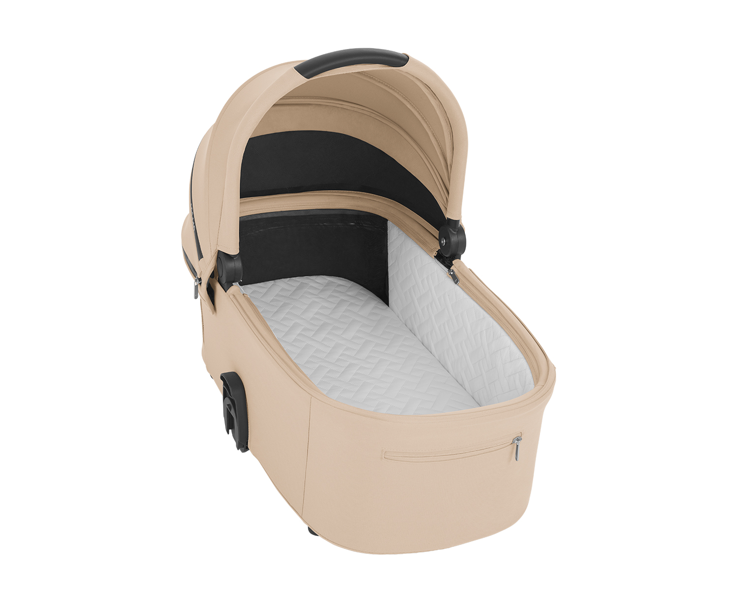 Комбинирана количка 2в1 с кош за новородено Naya Beige