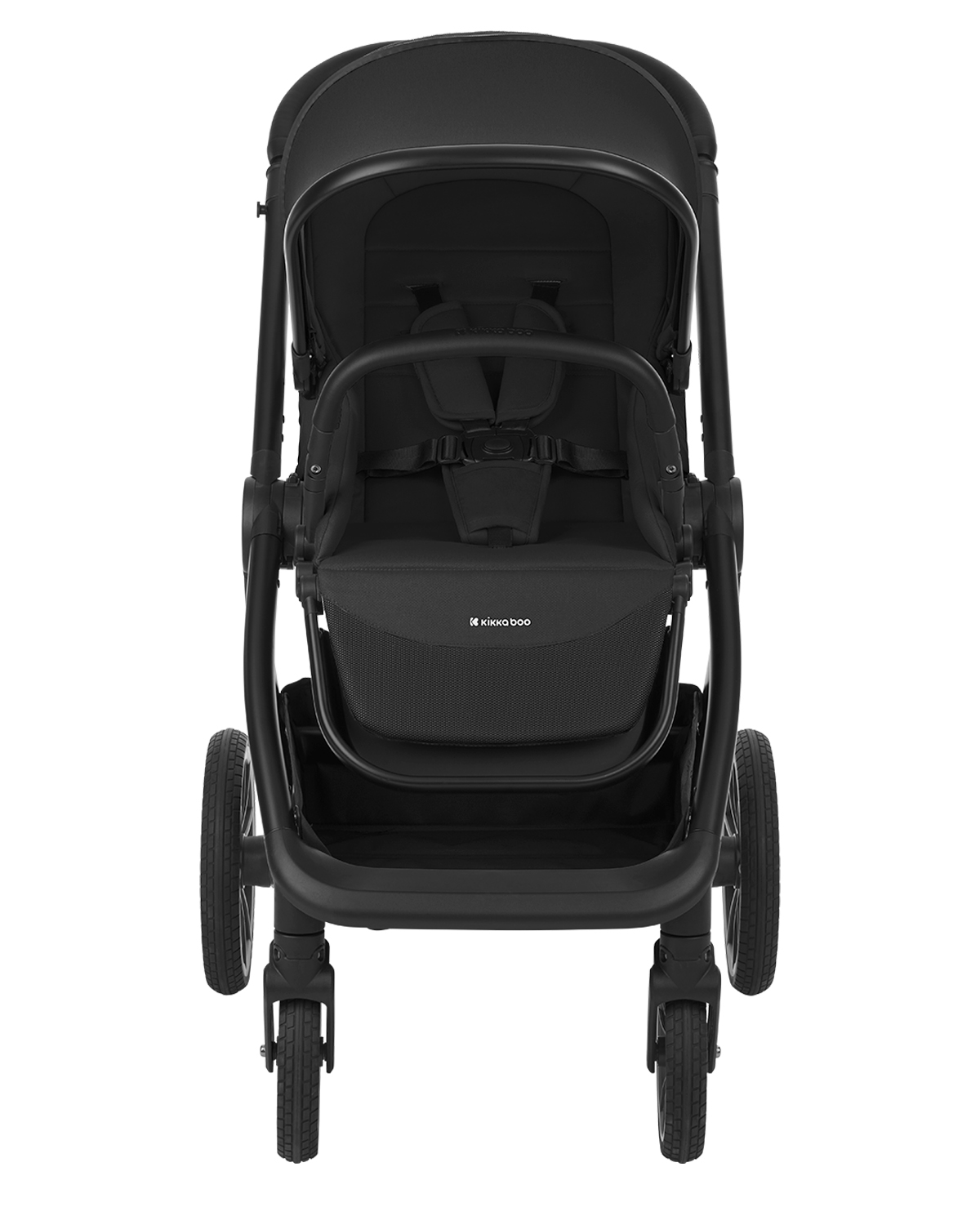 Комбинирана количка 2в1 с кош за новородено Naya Black