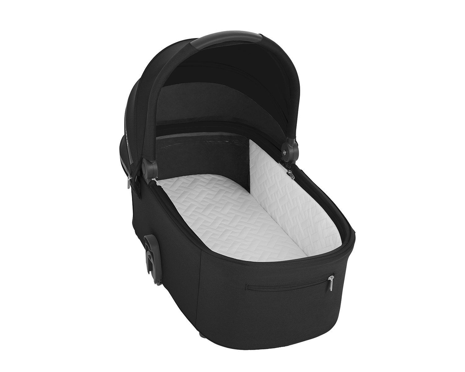 Комбинирана количка 2в1 с кош за новородено Naya Black