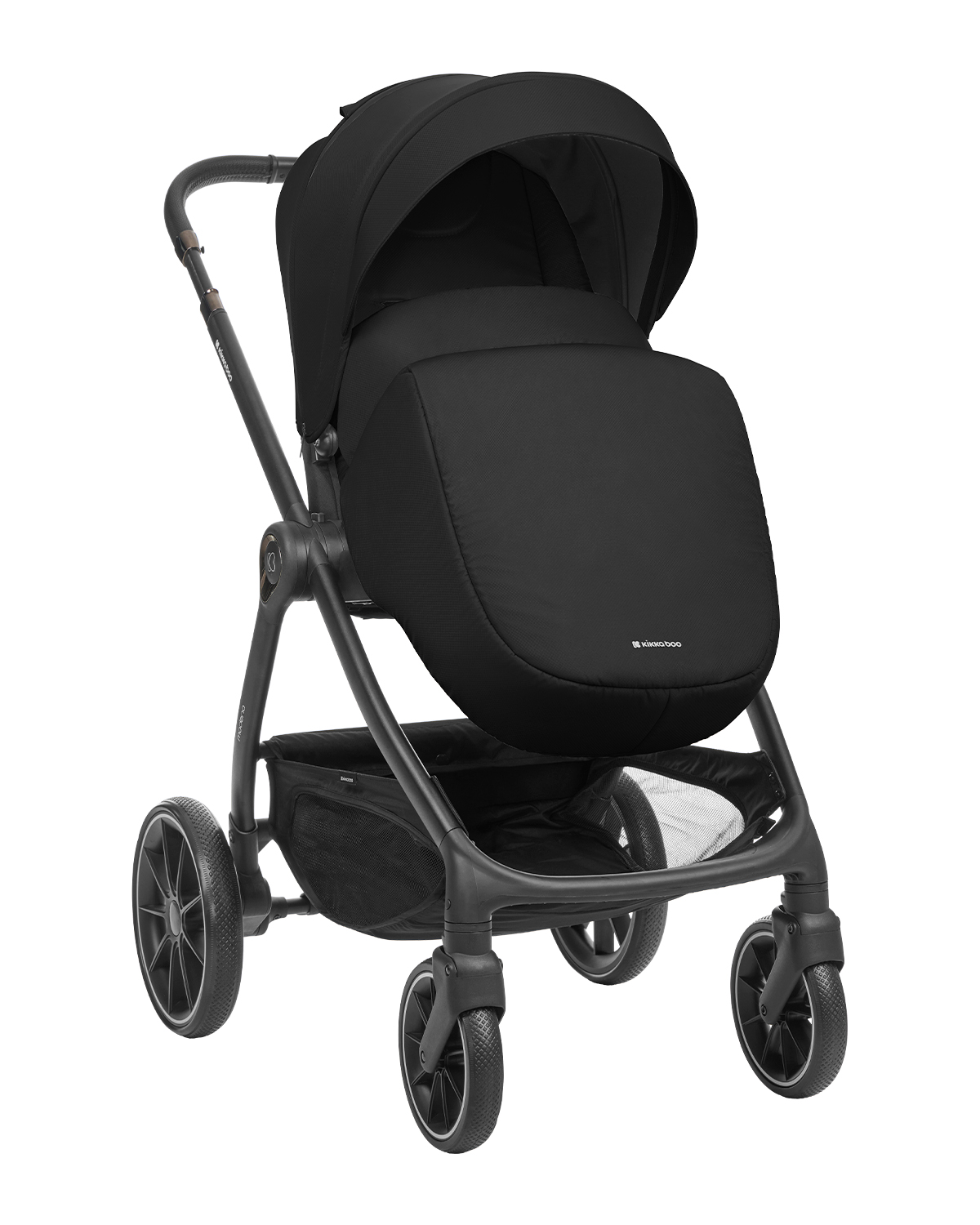Комбинирана количка 3в1 с кош за новородено Modena Black
