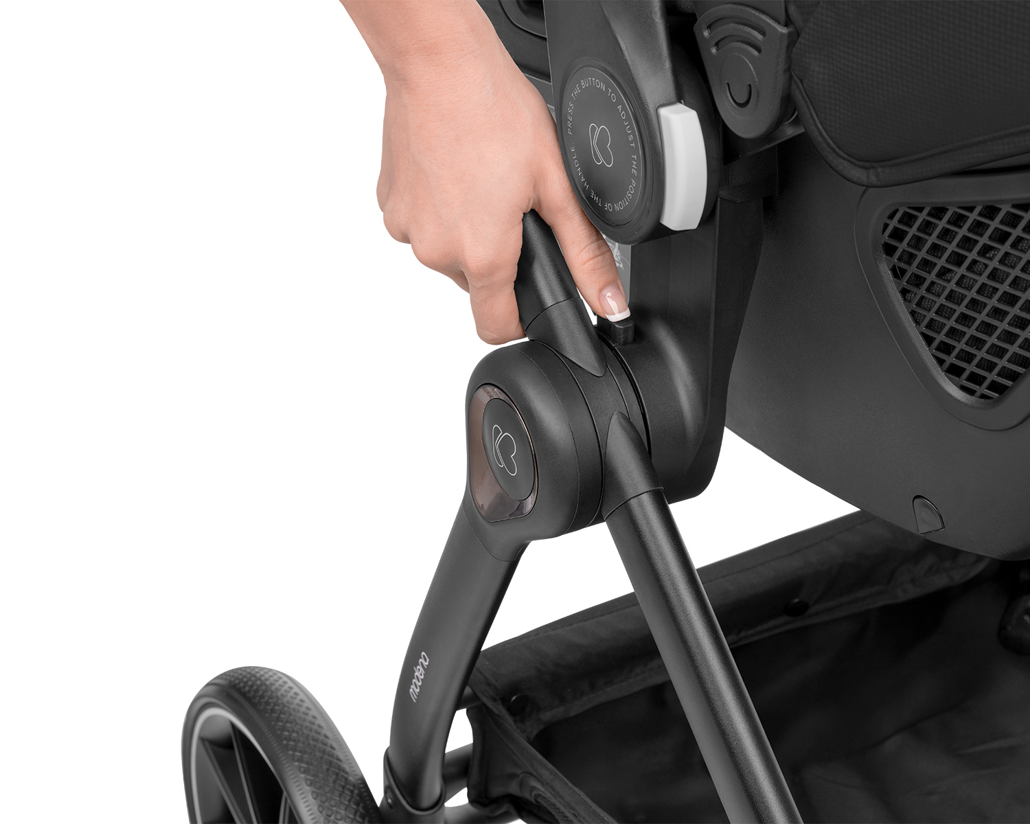 Комбинирана количка 3в1 с кош за новородено Modena Black