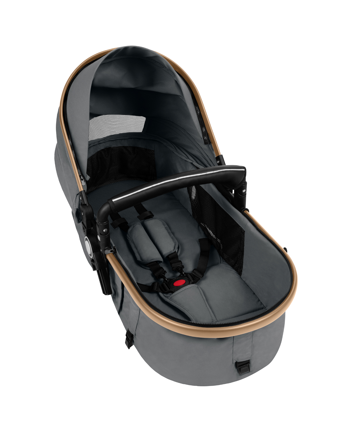 Комбинирана количка 3в1 трансф. седалка Amaia Dark Grey 2024