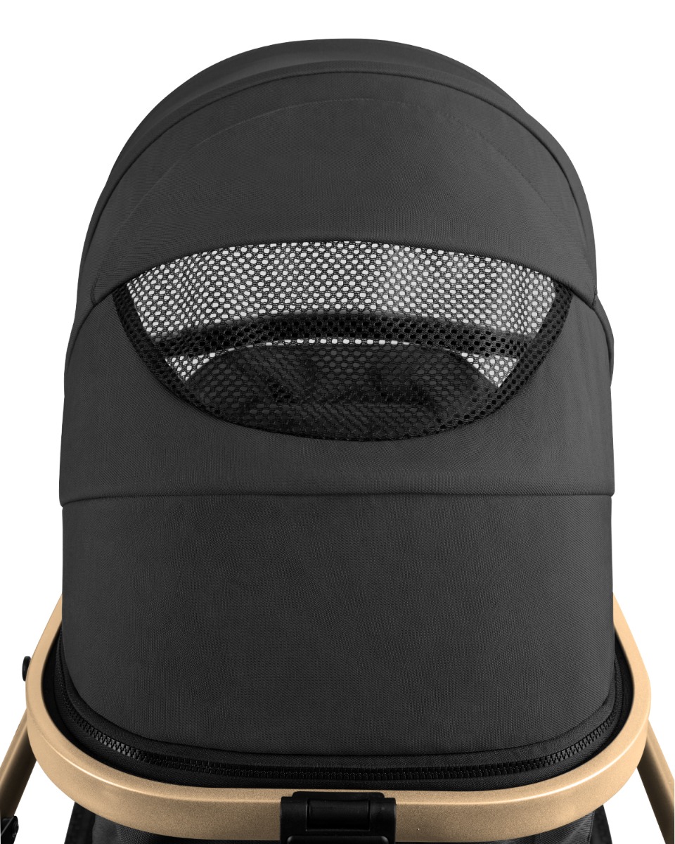 Комбинирана количка 3в1 трансф. седалка Darling Black 2024