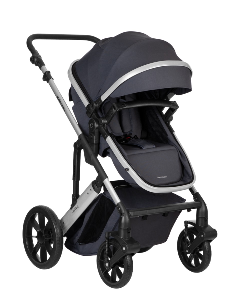 Комбинирана количка 3в1 трансф. седалка Darling Dark Grey 2024