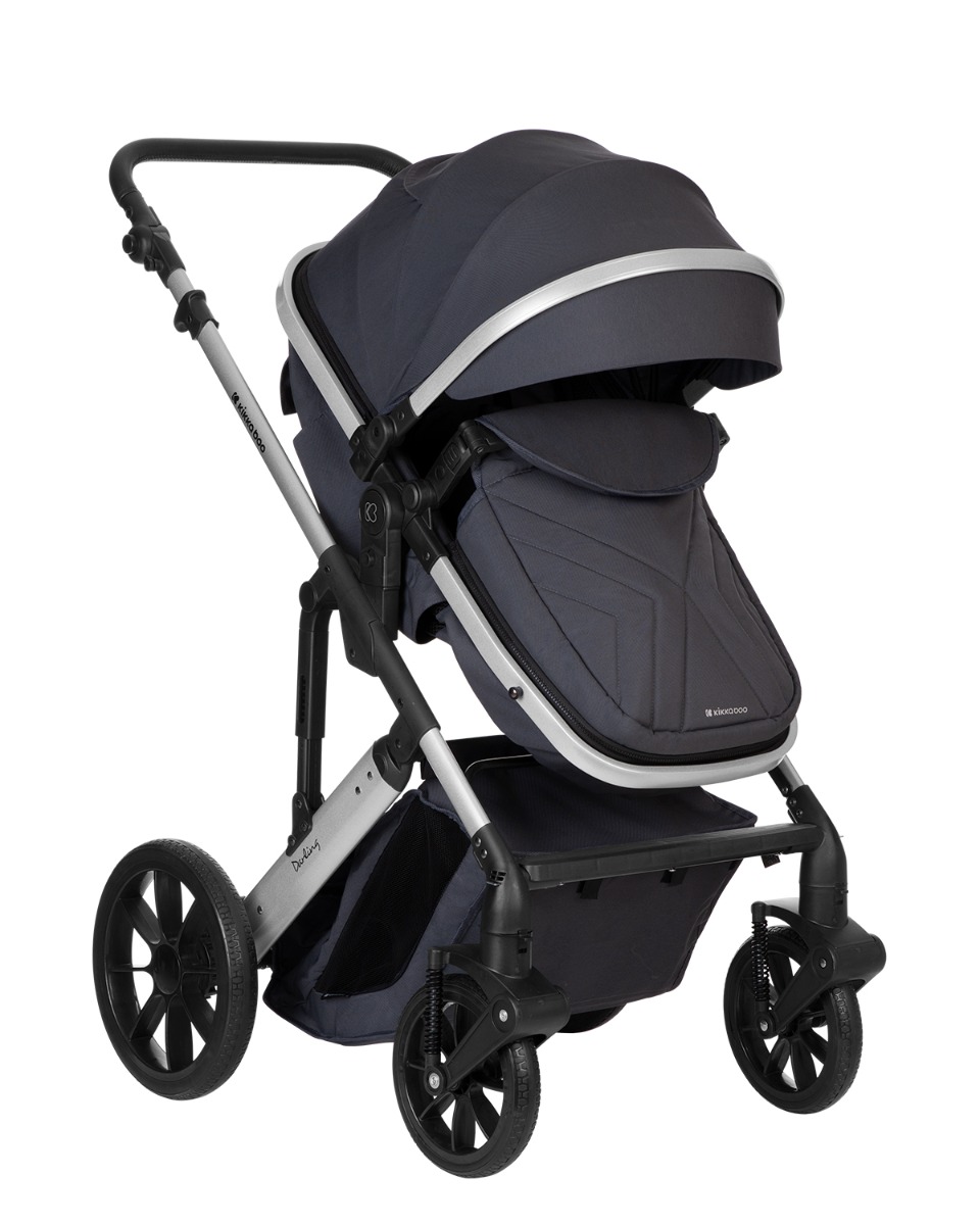 Комбинирана количка 3в1 трансф. седалка Darling Dark Grey 2024