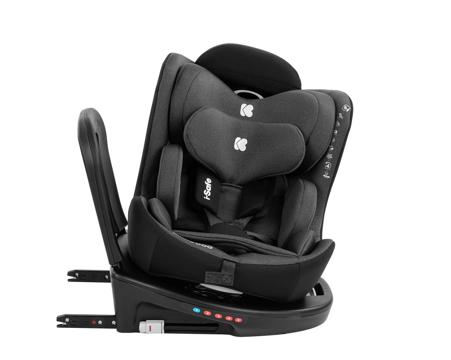 Стол за кола 40-150 см i-Safe i-SIZЕ Dark Grey