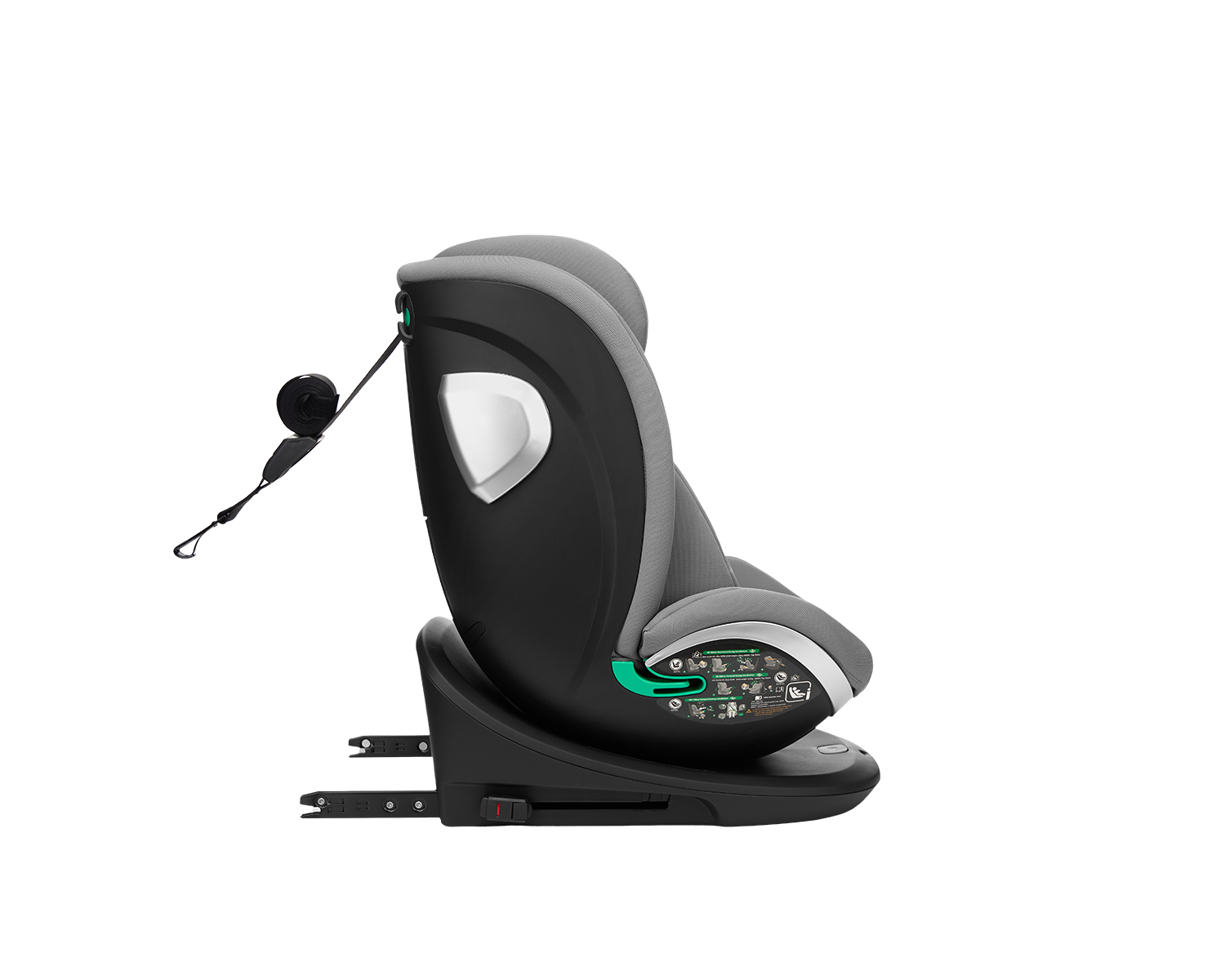 Стол за кола 40-150 см i-Drive i-SIZE Light Grey