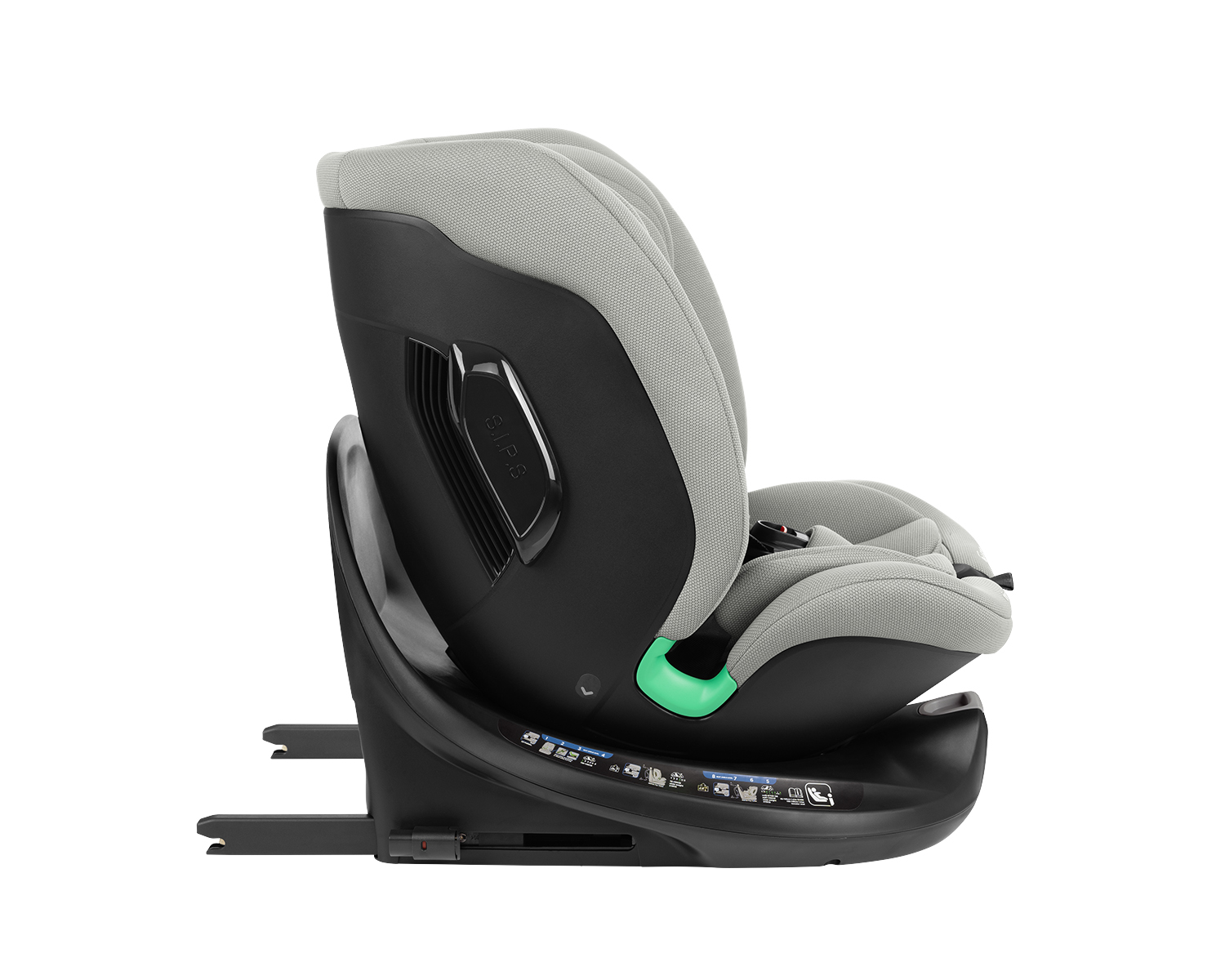 Стол за кола 40-150 см i-Tour i-SIZE Light Grey
