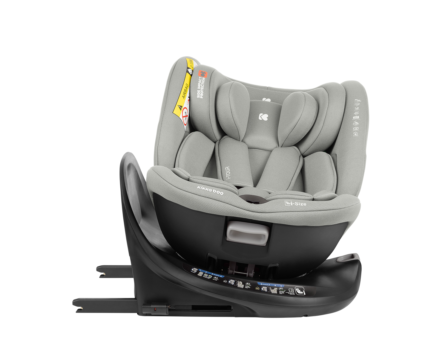 Стол за кола 40-150 см i-Tour i-SIZE Light Grey