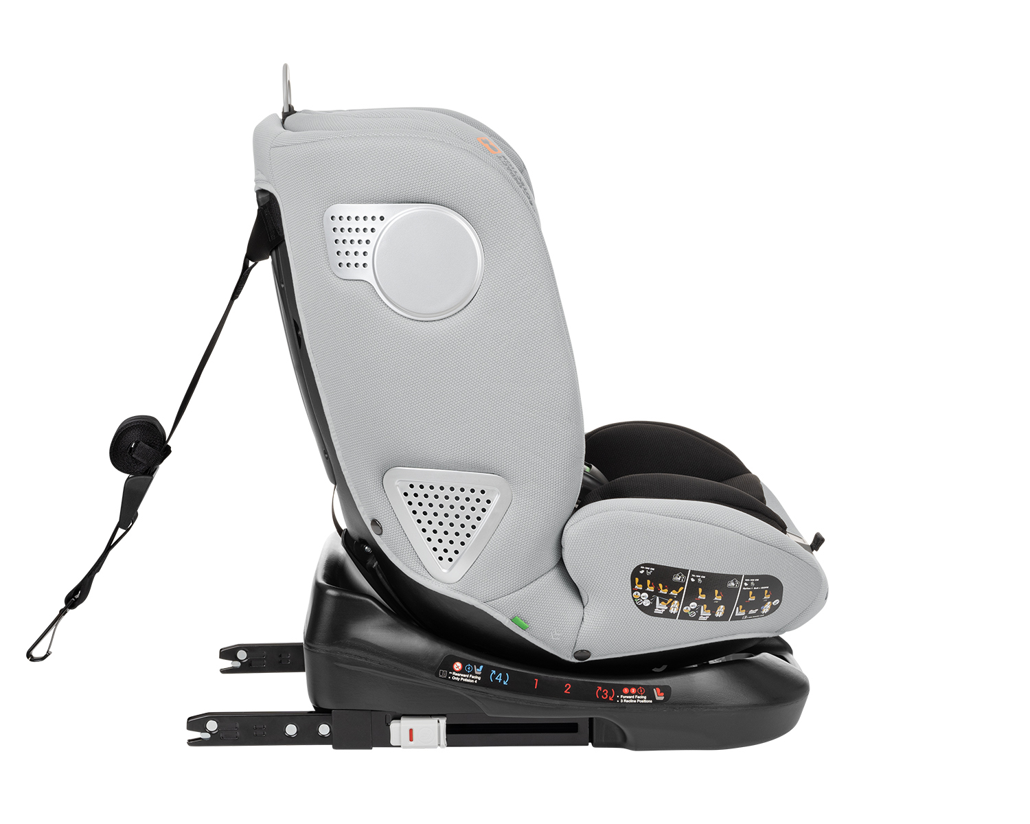 Стол за кола 40-150 см i-Moove i-SIZE Light Grey