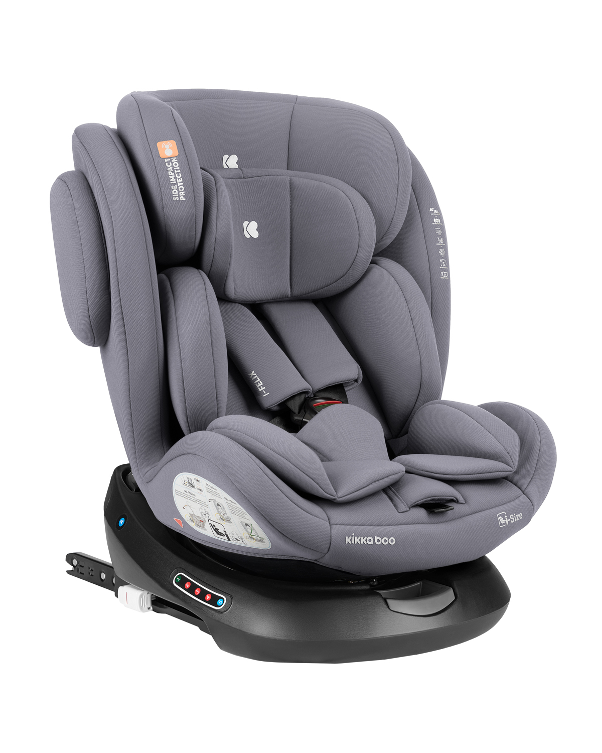 Стол за кола 40-150 см i-Felix i-SIZE Light Grey