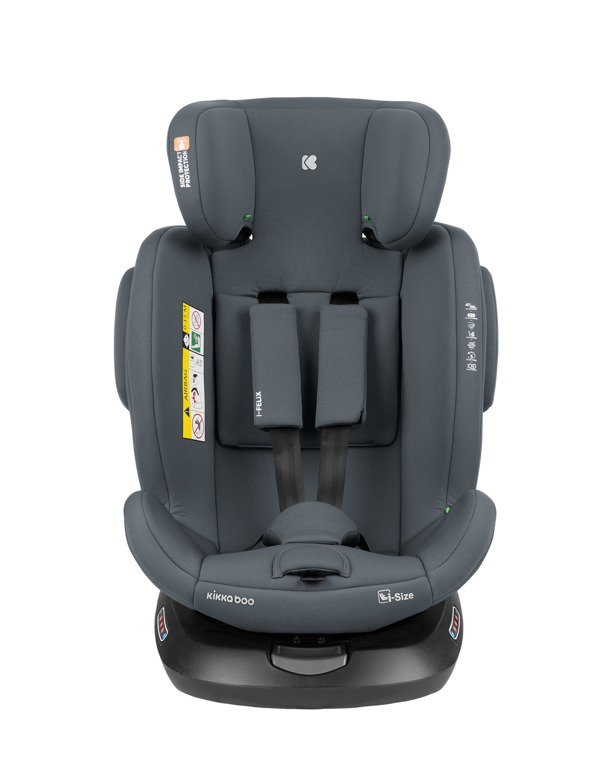 Стол за кола 40-150 см i-Felix i-SIZE Dark Grey