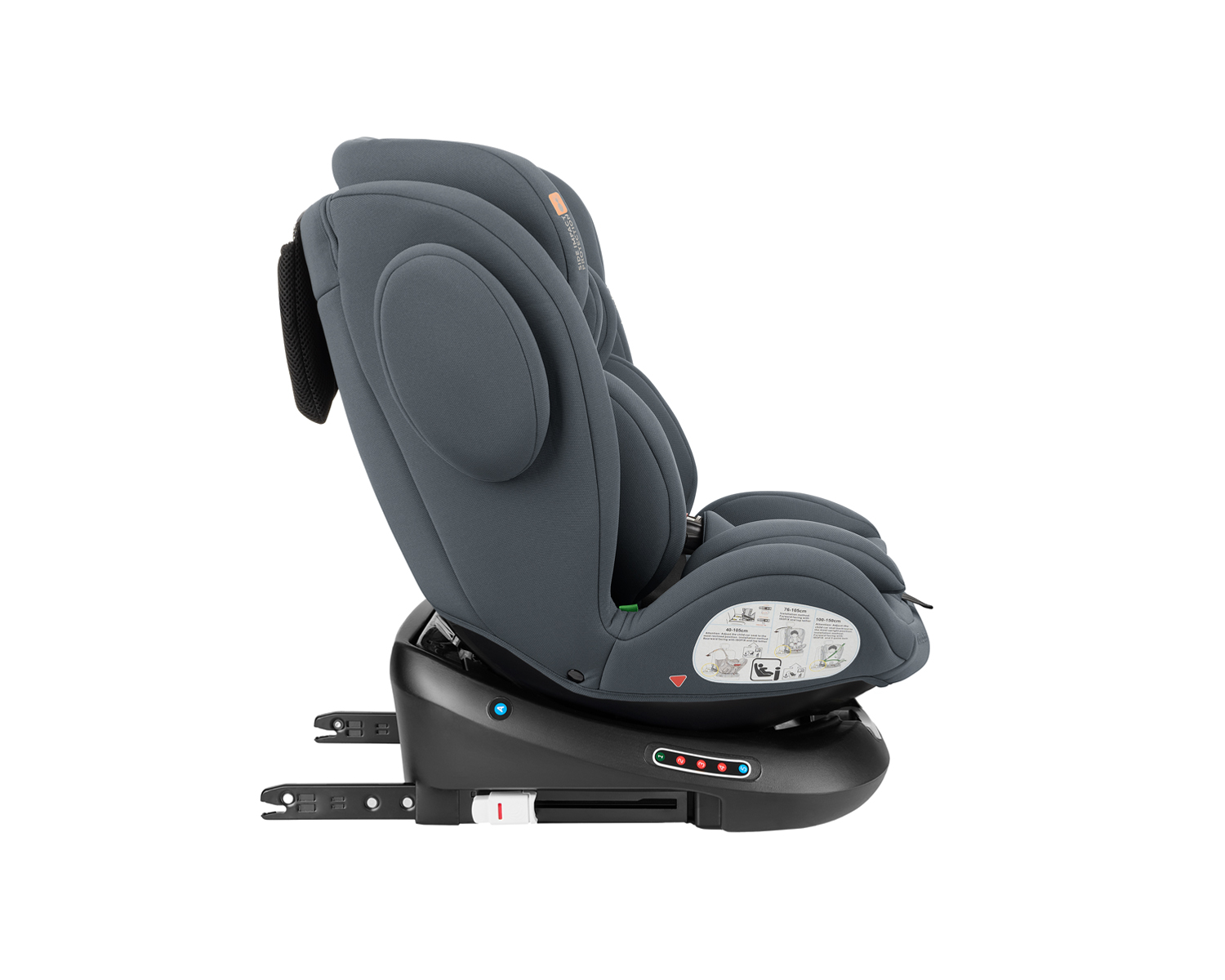 Стол за кола 40-150 см i-Felix i-SIZE Dark Grey