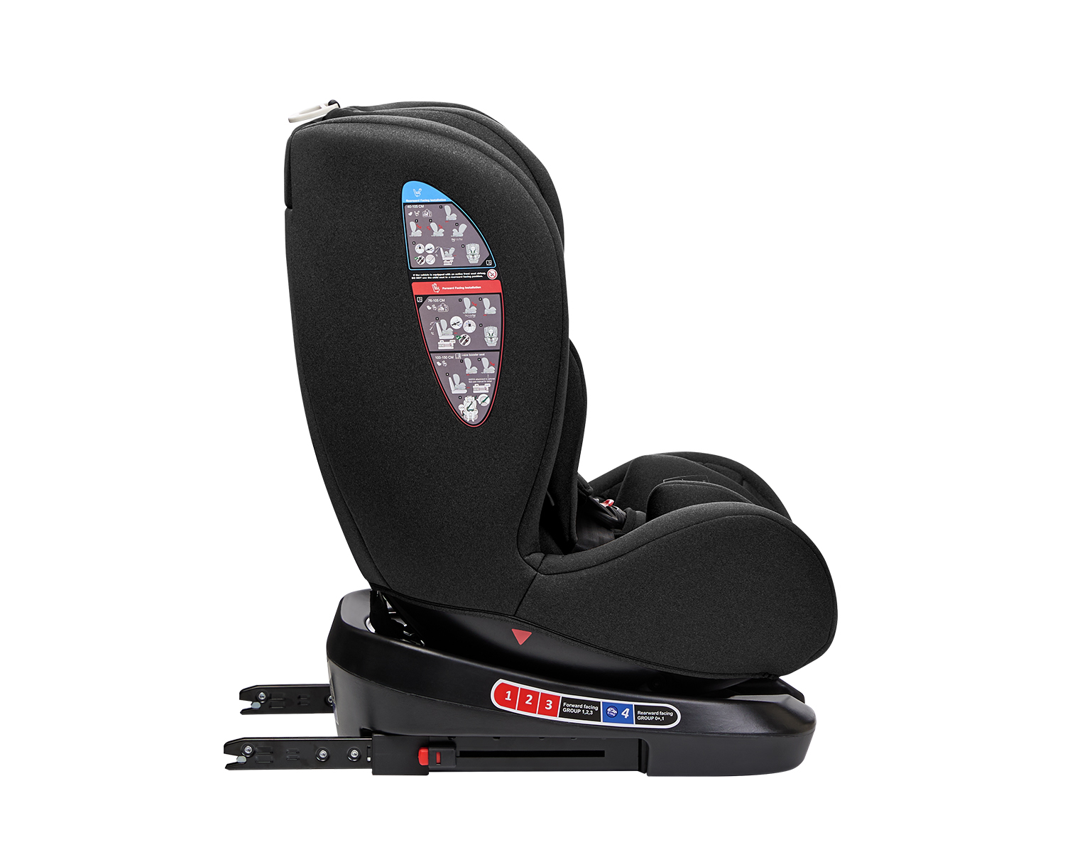 Стол за кола 40-150 см i-Trip i-SIZE Black
