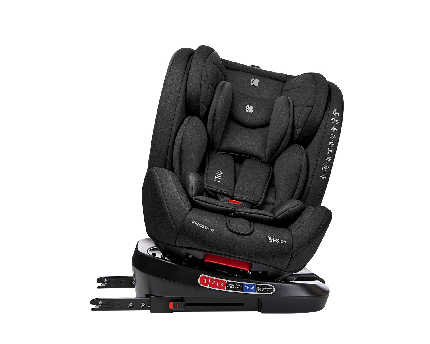 Стол за кола 40-150 см i-Trip i-SIZE Black