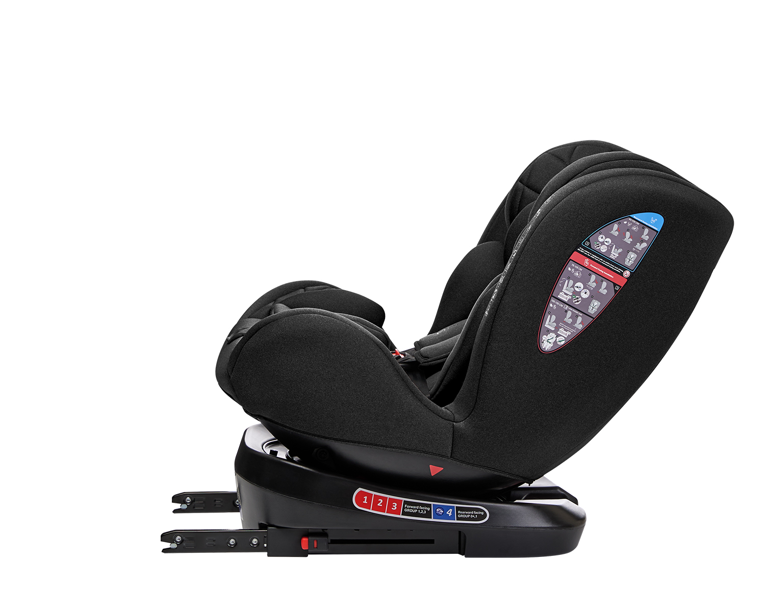 Стол за кола 40-150 см i-Trip i-SIZE Black