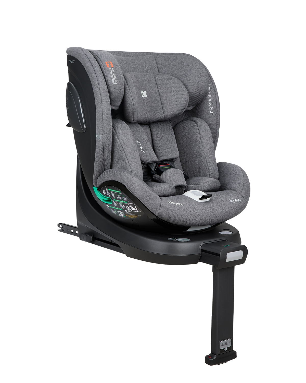 Стол за кола 40-150 см i-Twist i-SIZE Light Grey