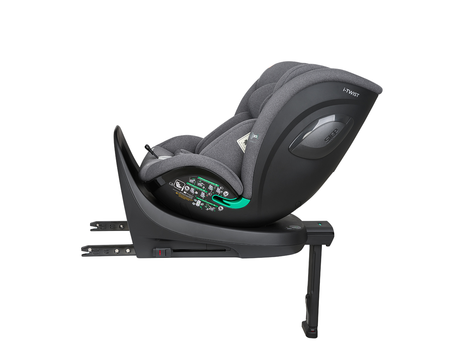 Стол за кола 40-150 см i-Twist i-SIZE Light Grey